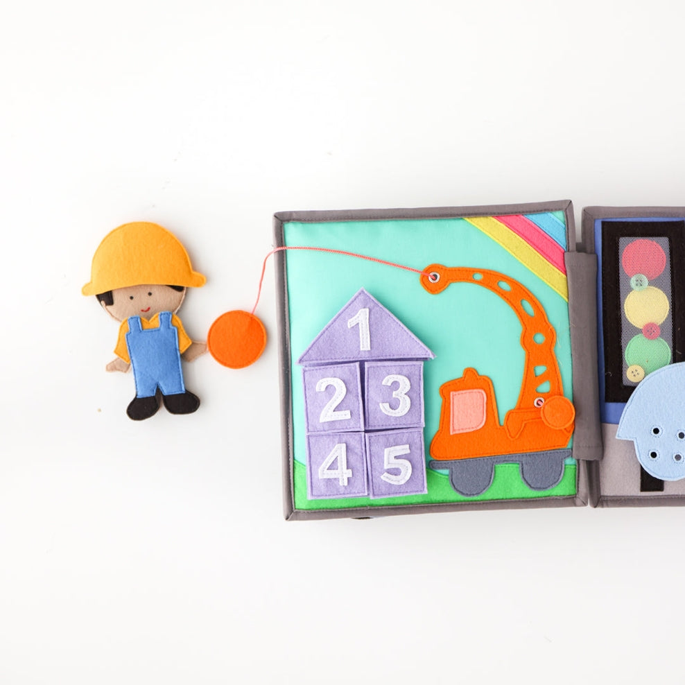 Educating AMY Maxi Quiet Book, Little Mechanic