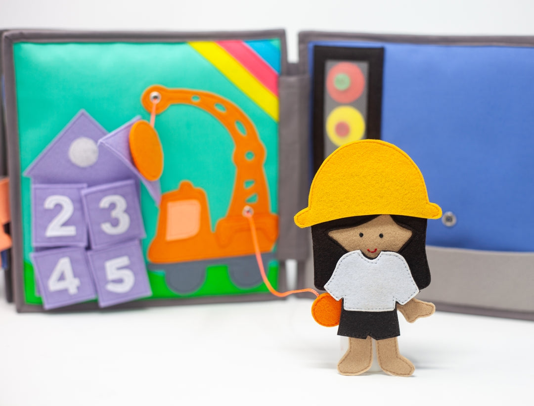 Educating AMY Maxi Quiet Book, Little Mechanic