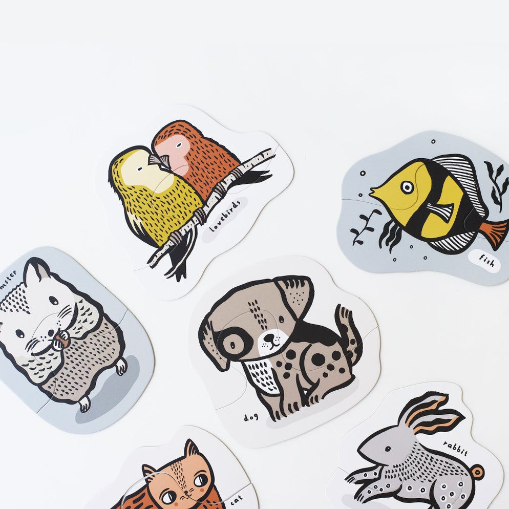 Wee Gallery Beginner Puzzles, Pets