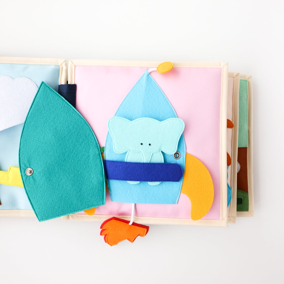 Educating AMY Maxi Quiet Book, Indestructible Peekaboo