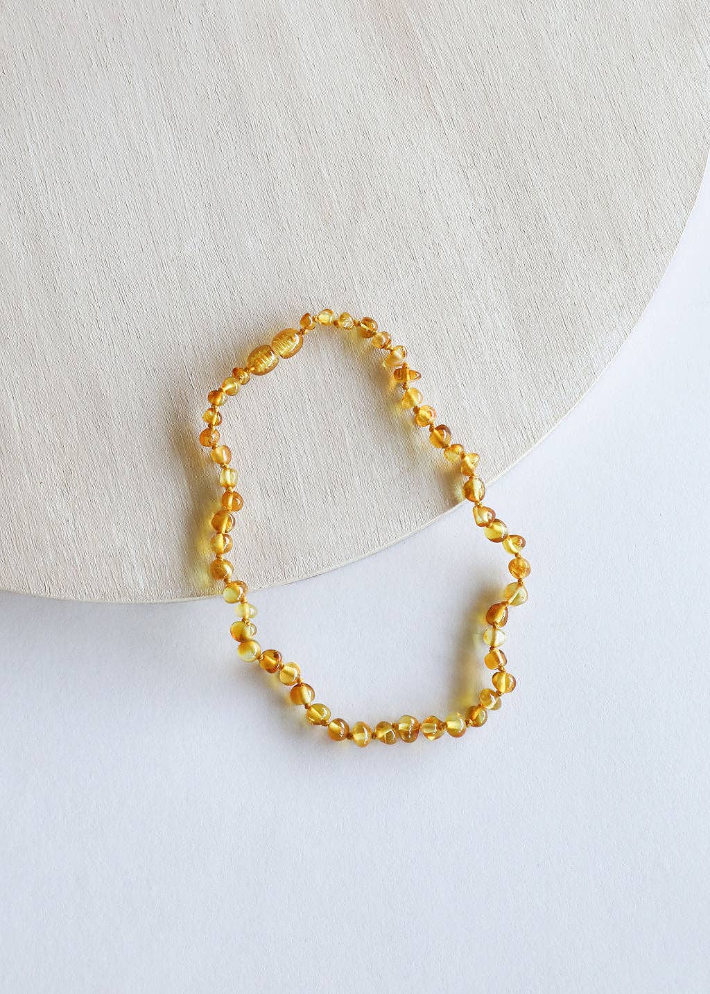 Polished Honey Amber Necklace