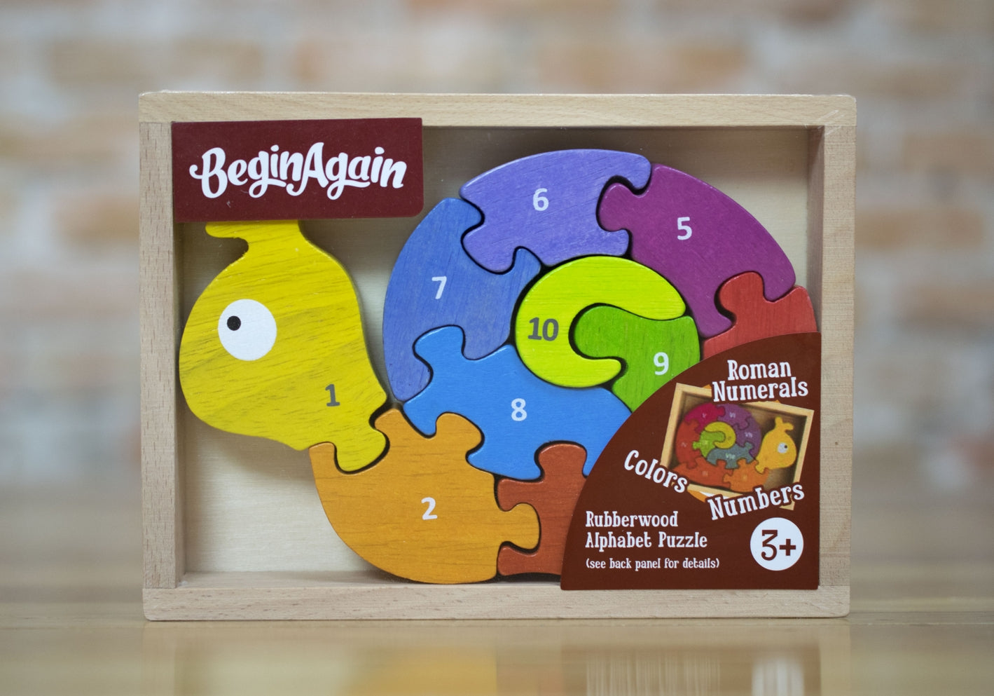 Begin Again Number Snail Puzzle