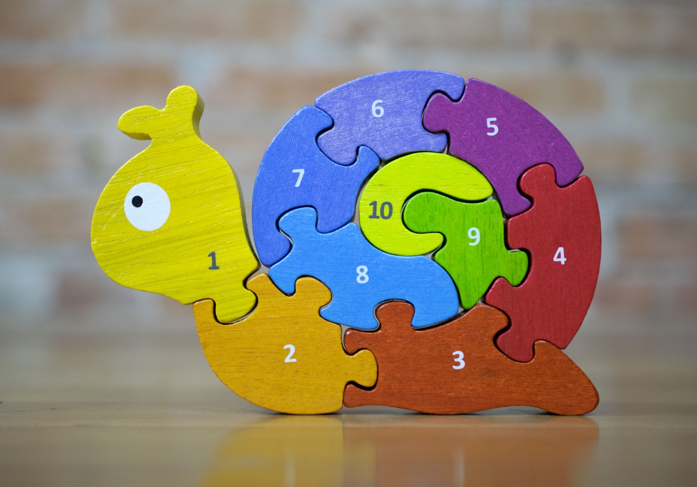 Begin Again Number Snail Puzzle