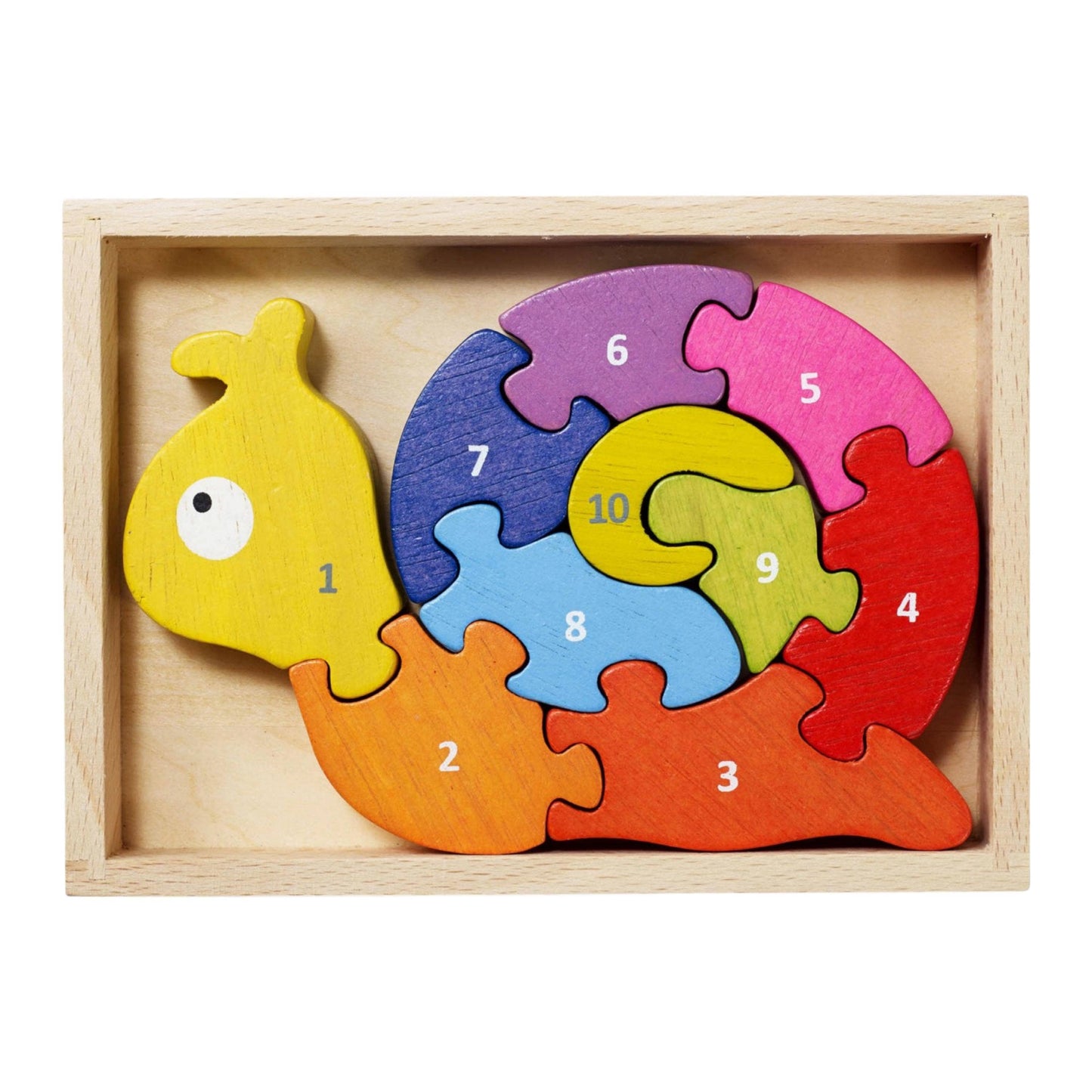 Begin Again Number Snail Puzzle