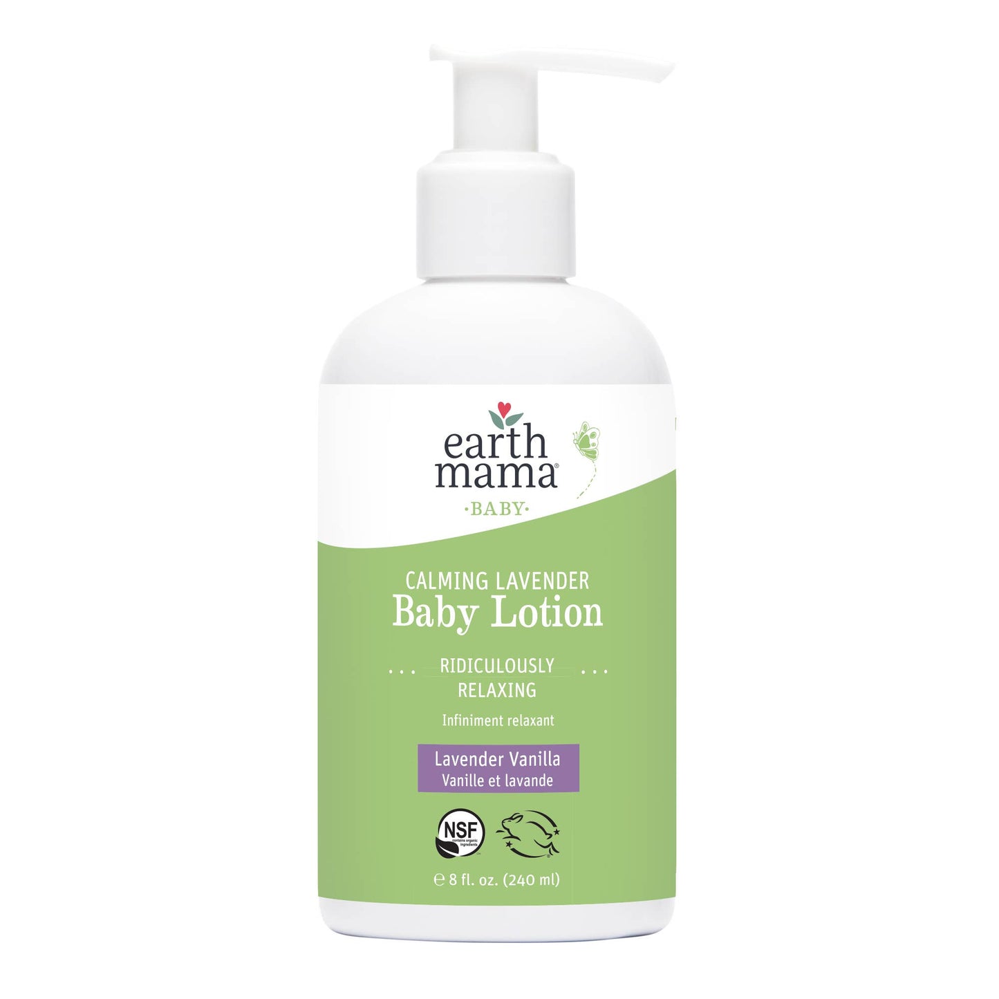 Earth Mama Baby Lotion, Calming Lavender